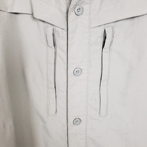 Habit mens outdoor nylon performance button up shirt size medium - Picture 8 of 9